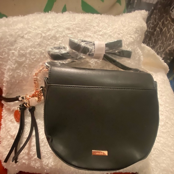 Aldo Bags New With Plastic Coverings Aldo Black Crossbody Bag With